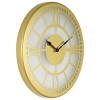 Часы настенные из металла+матовое стекло, d=32 см, золото "Классика" Рубин 3230-002