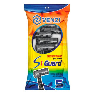 Одноразовые бритвенные станки Venzi S1 в пакете 5 шт
